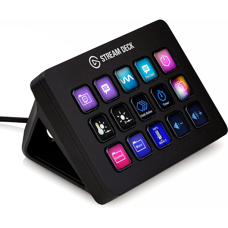 Elgato Stream Deck MK.2 エルガトストリームデック MK.2【15キー配列】ライブコンテンツ作成用のコントローラー 配信者向けデバイス OBS/Twitch/YouTube連携 Mac/PC対応