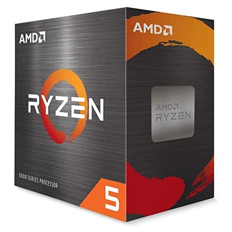 AMD Ryzen 5 5600X with Wraith Stealth cooler 3.7GHz 6コア / 12スレッド 35MB 65W 100-100000065BOX