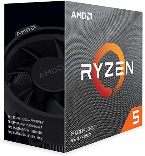 AMD Ryzen 5 3600 with Wraith Stealth cooler 3.6GHz 6コア / 12スレッド 35MB 65W 100-100000031BOX