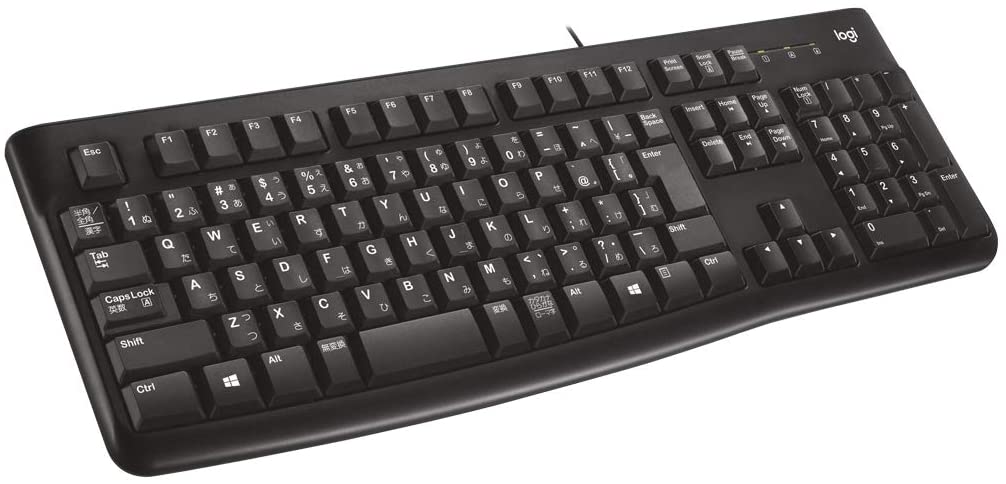 ロジクール 有線 キーボード 耐水 K120 USB接続 テンキー 薄型 有線キーボード 国内正規品