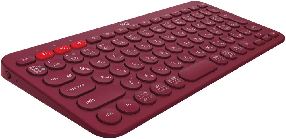 ロジクール ワイヤレスキーボード 無線 キーボード 薄型 小型 K380RD Bluetooth ワイヤレス Windows Mac iOS Android Chrome K380 国内正規品